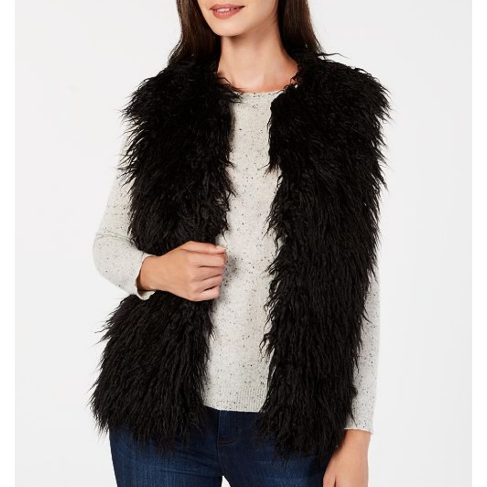 I.N.C Faux fur vest